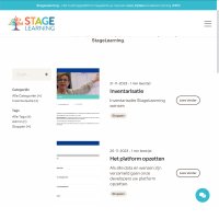 StageLearning platform - Web development Connecting Media