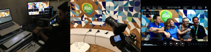 Webcast facebook USA voor NBC in Rio de Janeiro